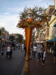 Festive light poles
