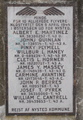 Nysted memorial plaque