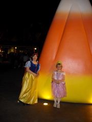 A giant candy corn
