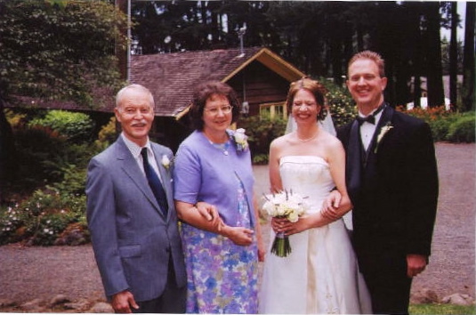 Tom and Marie James, Son Matt and his wife Beth, June 26, 2005.